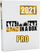 Band-in-a-Box 2021 Pro Win Box USB