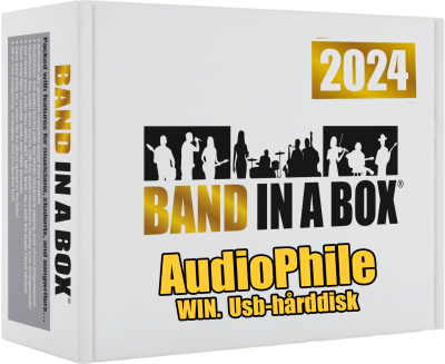 Band-in-a-Box 2024 Audiophile WIN på HD