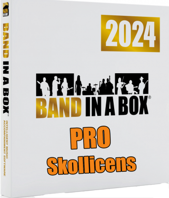 Band-in-a-Box 2024 PRO Win Skollic.6-25 datorer
