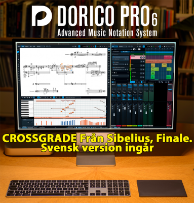 Dorico V6 SVENSK/engelsk från Finale
