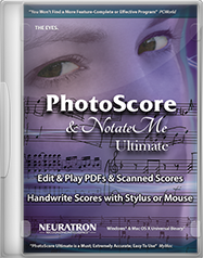 PhotoScore & NotateMe Ultimate Multi-User lic.